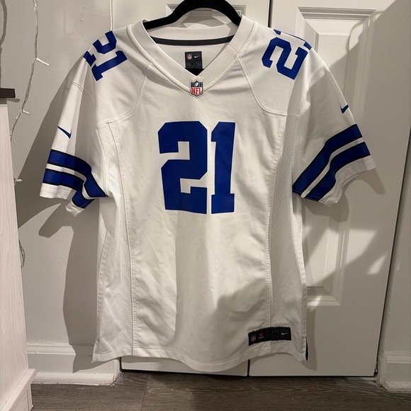 NFL Other - NFL Dallas Cowboys Ezekiel Elliot #21 White On-Field Jersey with Logo Kid’s XL